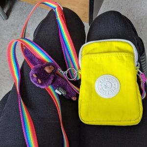 Crossbody pride themed Kipling bag